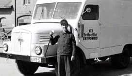 Historisches Bild des Schlachthofs Greifswald