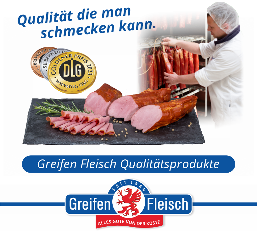 Greifen Fleisch Qualität