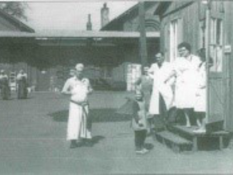 Mitarbeiter des alten Schlachthofs